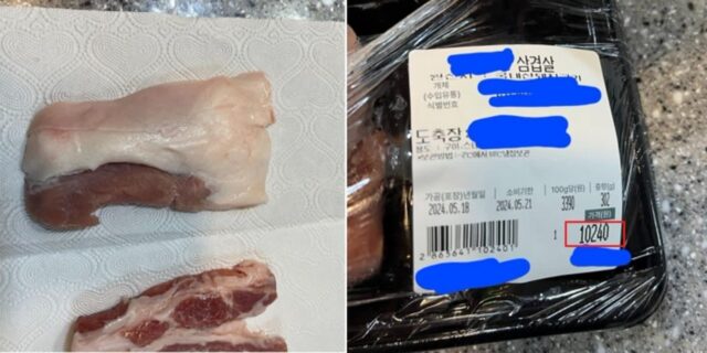 계속되는 ‘비계’ 삼겹살 논란…인천 남동구 유명 백화점서도 터졌다