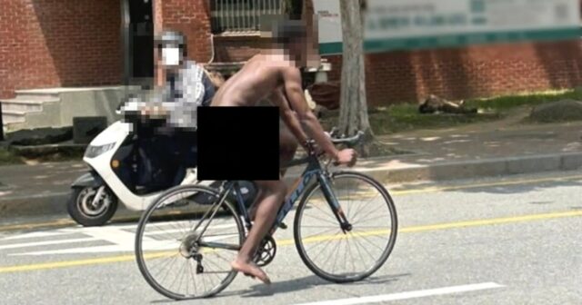 전남의 한 대학교 캠퍼스서 ‘알몸’으로 자전거 타고 질주하는 흑인 남성 목격담 확산