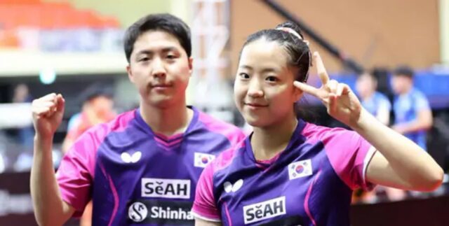 신유빈-임종훈, 혼합복식으로 WTT 리우 정상 등극…금메달 획득