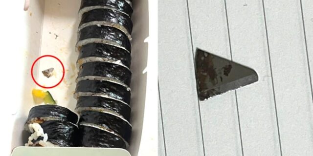 “아들에게 배달시켜 준 김밥에서 ‘커터칼’ 나와 항의했다가 ‘진상’ 취급 당했습니다”