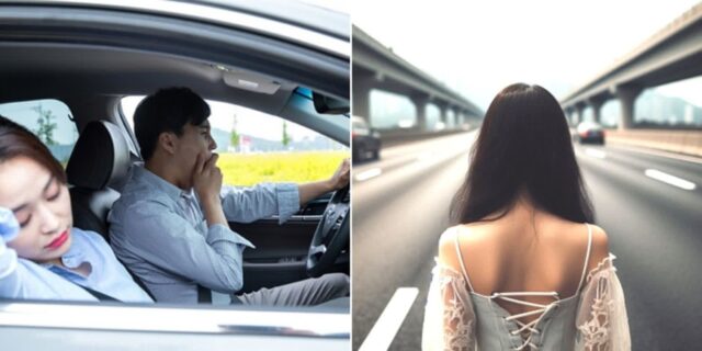 조수석에서 ‘꿀잠’자는 여자친구 비매너라고 도로 한복판에 버리고 간 남친