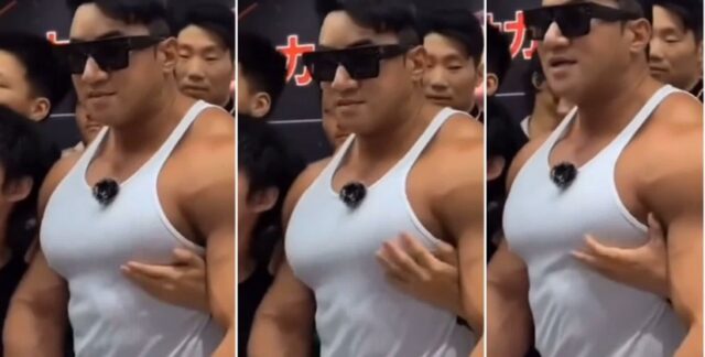 중국서 사진 촬영 중 팬에게 가슴 만져지며 ‘성추행(?)’ 당했던 황철순 (영상)