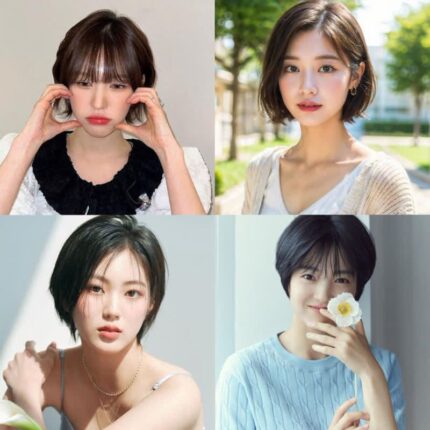 2024 단발머리 헤어스타일 여름버전