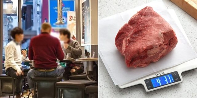 손님이 다이어트하려고 ‘저울’ 가지고 다니는 줄 모르고 ‘무게’ 속였다가 딱 걸린 고깃집 사장