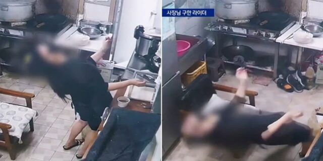 “픽업 간 음식점 女 사장님 쓰려져 경련”…배달 라이더가 CPR로 생명 구했다 (영상)
