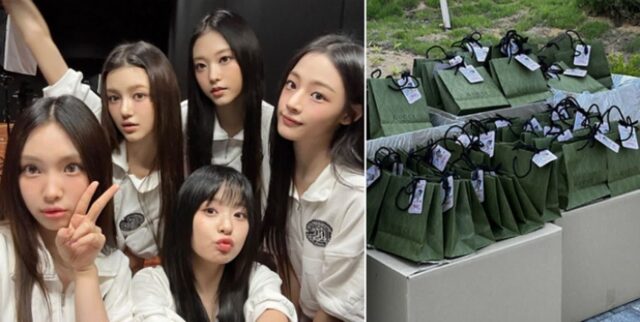 공개 음악방송 녹화 응원 온 팬들 너무 고마워서 ‘구찌’ 역조공한 뉴진스