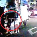 급경사에 주차된 트럭 미끄러지자 달려가 온몸으로 막고 버틴 고2 학생들