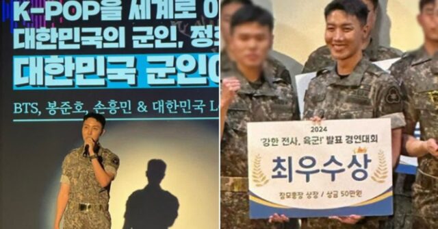한참 어린 선·후임들과 ‘찐친’ 먹고 군생활하더니 ‘발표 대회’ 찢어버린 BTS 제이홉 (영상)