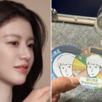 스태프 80명 얼굴 특징 살려 그린 그림으로 스티커 제작해 선물한 고윤정