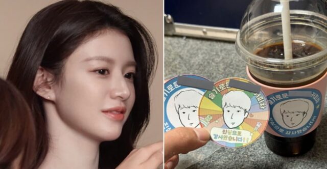 스태프 80명 얼굴 특징 살려 그린 그림으로 스티커 제작해 선물한 고윤정