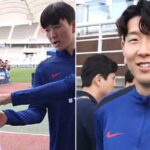 ‘귀여운 캐릭터’에 투표하랬더니 자기 볼에 스티커 붙이고 애교 부리는 손흥민 (영상)