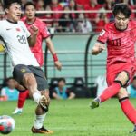 북중미 월드컵 예선, 후반전 이강인 왼발슛 1:0