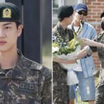 방탄 ‘맏형’ 진 전역 축하해 주러 일부러 휴가 맞춘 멤버들…RM ‘특별 공연’에 빵터졌다