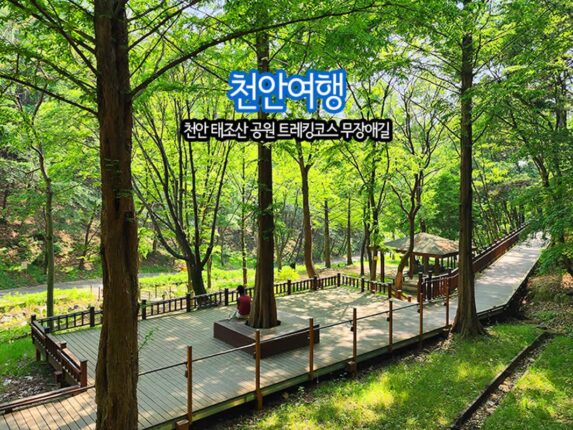 천안 여행 천안 태조산 공원 트레킹 코스 무장애길