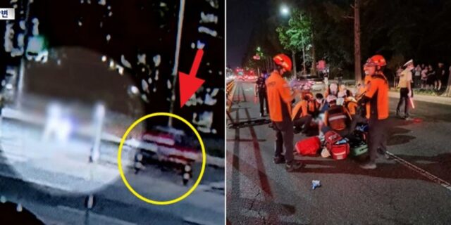 횡단보도 건너던 50대 남매, ‘신호위반’ 배달 오토바이에 치여 숨졌다