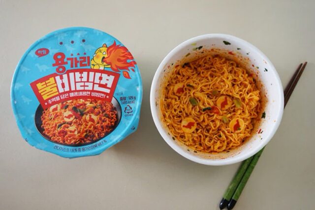 비빔면 끌릴 때 GS25편의점신상 하림 용가리불비빔면 맛깔져요