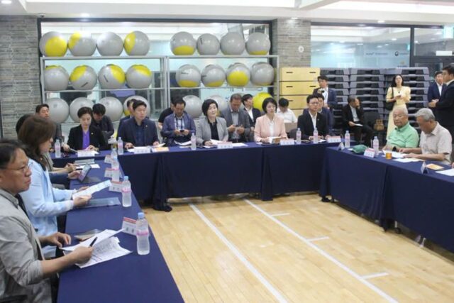 與 문체특위, 국민체력센터 찾아 “효율적 예산 배정, 적극홍보 약속”