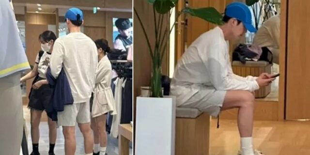 “탈의실 앞에서 짐 지키며 여친 기다리더라”…쇼핑몰 데이트 즐긴 인기 연예인 커플