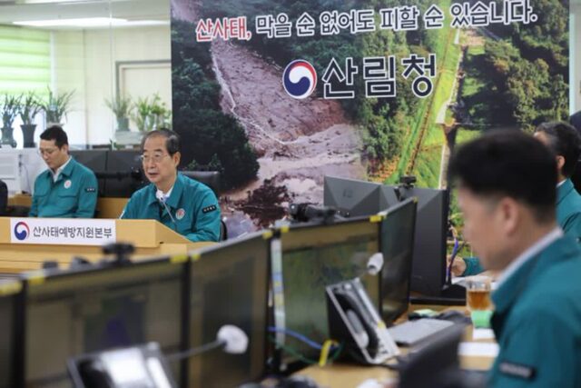 尹대통령도 지시 ‘산사태 막아라’…한 총리, 재난대비 점검
