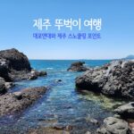제주 뚜벅이 여행 대포연대와 제주 스노쿨링 포인트