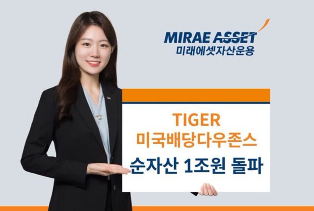 미래에셋운용, ‘美 배당 다우존스 ETF’ 순자산 1조 돌파