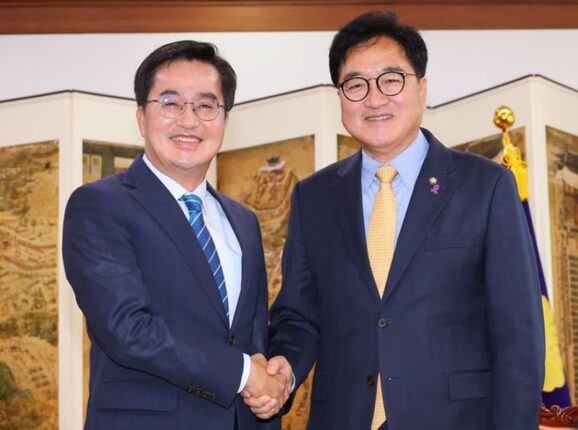 우원식 “경기도 반도체 산업, 국가적 중요”…김동연 “경기 경제 3법 관심 요청”