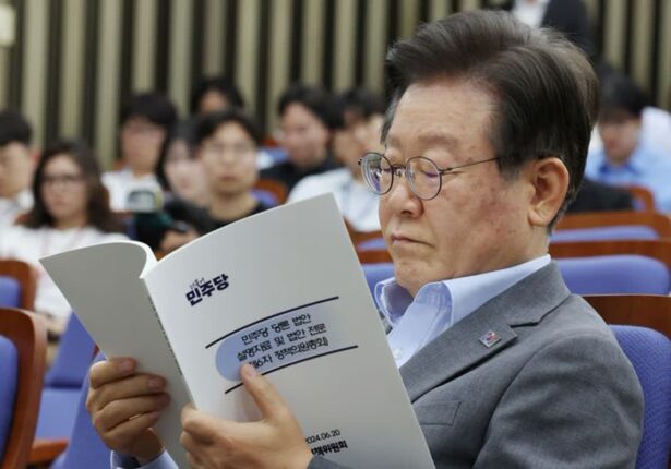 이재명 ‘연임 위한 사퇴’ 임박…민주당 당대표마저 ‘추대’ 절차 간다