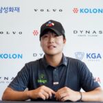 단독 2위 오른 김민규, 유리알 그린에서도 버디 6개