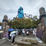 [포토] 올림픽 공원에 등장한 문게이트…비가 와도 진행됐던 ‘마비노기’의 20주년 판타지 파티 현장