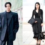 주연과 노윤서, 공항을 런웨이로 만든 카리스마