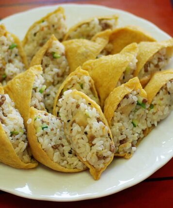 나들이 도시락 유부초밥 맛있게 만드는법