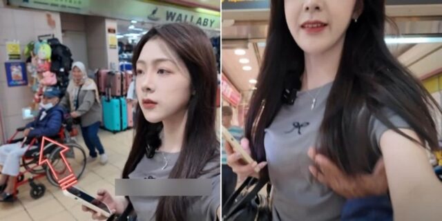 라방하는데 겨드랑이 사이로 쑥 들어온 손…여성 인플루언서 성추행 장면 고스란히 방송돼 (영상)