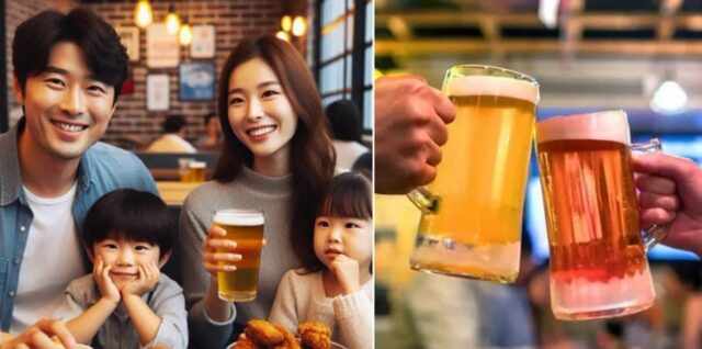 아이들 데리고 간 음식점서 ‘맥주’마시는 부모…“문제없다 vs 잘못됐다”