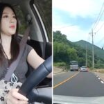 중앙선 넘은 ‘역주행’ 차…(여자)아이들 슈화 운전 중에 발생한 위기 상황