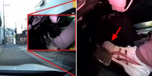 ‘급발진’ 주장한 택시기사의 ‘페달 블랙박스’…반전 장면 담긴 영상 최초로 공개됐다 (영상)