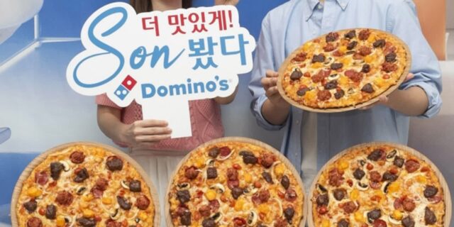 도미노피자, ‘K-Rib & 치즈피자’ 12일 출시