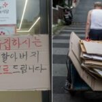 폐지 수집하는 할머니·할아버지에게 라면 무료로 제공한다는 구미 칼국숫집 사장님
