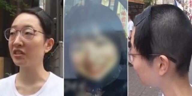 남자들이 예쁘다며 귀찮게 하자 머리 빡빡 밀고 ‘생얼+안경’ 비주얼로 다니는 일본 여성 (영상)