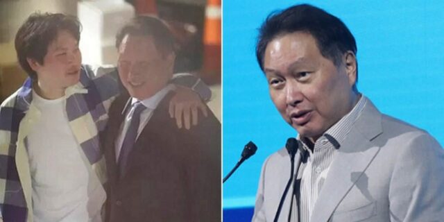 이혼 소송 중인 최태원, “아들과 어깨동무 뉴스 돼 당혹…이런 상황까지 온 것에 책임감 느껴”