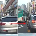 ‘지팡이’ 짚고도 부축받으며 걷는데… 운전석 들어가 차 몰고 가는 할아버지 (영상)