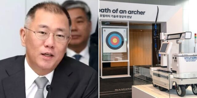 현대차 정의선, 언제나 양궁에 진심… 최첨단 기술 총동원한 ‘훈련 슈팅로봇’까지 만들었다