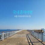 국내 혼자여행 푸른 서귀포 바다 위미항