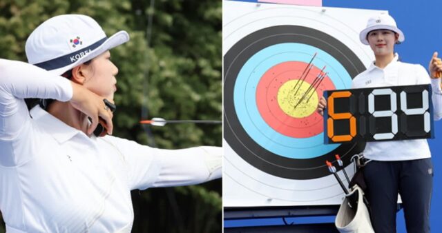 ‘03년생’ 양궁 임시현, 세계 신기록으로 랭킹라운드 1위… 혼성전 파트너는 김우진
