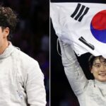 펜싱 오상욱, 한국 선수단 첫 금메달… ‘사브르’ 개인전 우승