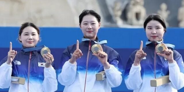 “다른 나라는 수십년 뒤에”… 올림픽서 한국 여자 양궁만 할 수 있는 세리머니 (영상)