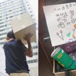“더운 날씨에 감사합니다”… 택배 기사·청소부 위해 삐뚤빼뚤 손편지+간식 박스 선물한 아파트 입주민