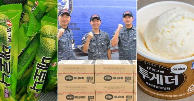 찜통더위에 훈련하는 해군들 위해… ‘메로나·투게더’ 통 크게 쏘는 빙그레