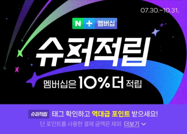 “혜택 체감도↑”…네이버플러스 멤버십, 슈퍼적립 상품에 10% 더 적립