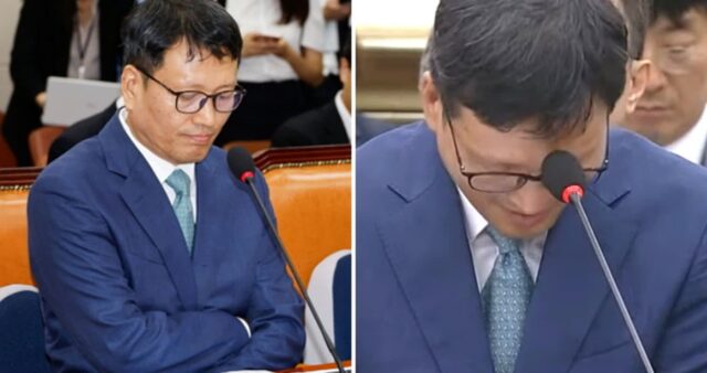 국회 불려가 팔짱 낀 구영배 큐텐 대표, “아내가 인도 최상위층 맞냐”는 말에 ‘웃참’ 실패