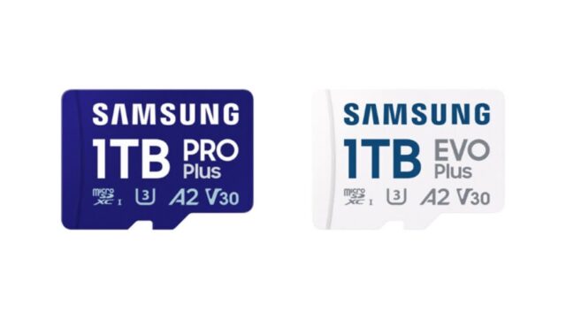 삼성전자, 고용량 1TB 마이크로SD 카드 2종 선보여